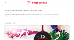 Desktop Screenshot of hobby-dittrich.de